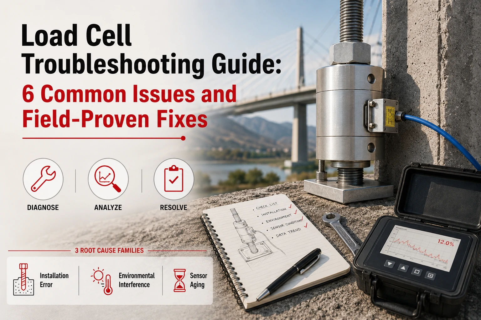Load Cell Troubleshooting Guide: 6 Common Issues and Field-Proven Fixes