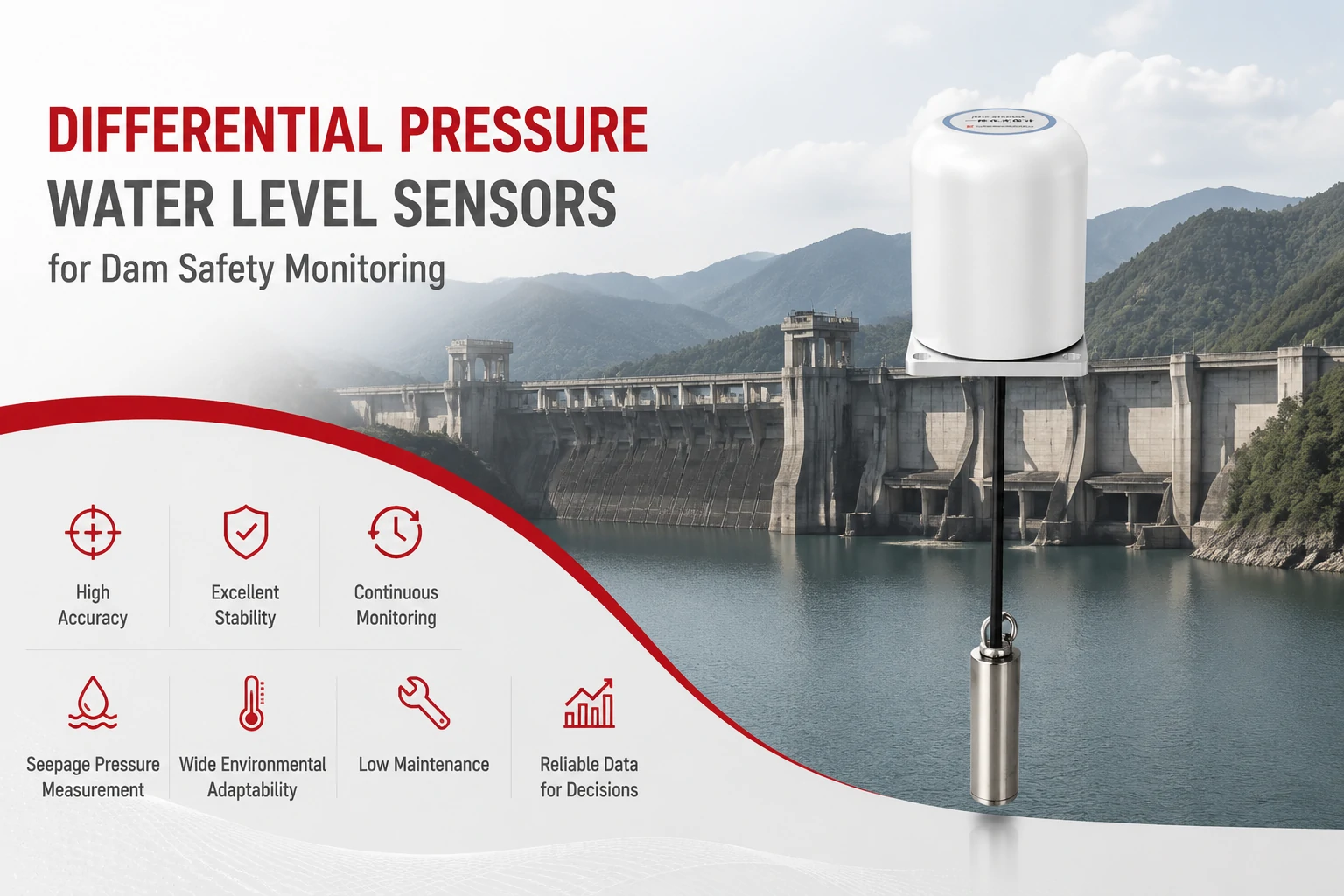Differential Pressure Water Level Sensors for Dam Safety: 7 Engineering Advantages Explained
